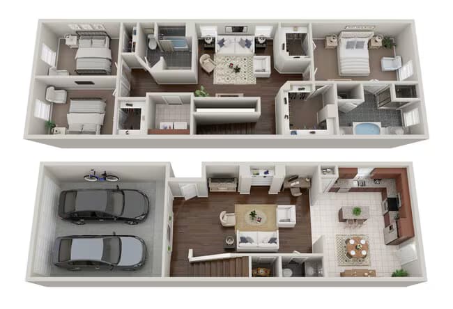 B 15418B floor plan