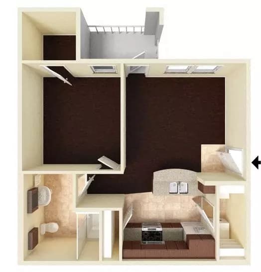 Unit 04-433 04-433 floor plan