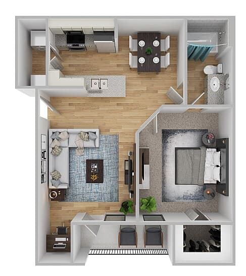 Unit 3301 floor plan