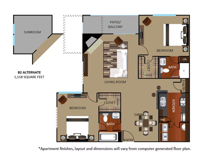 B2R 6205 floor plan