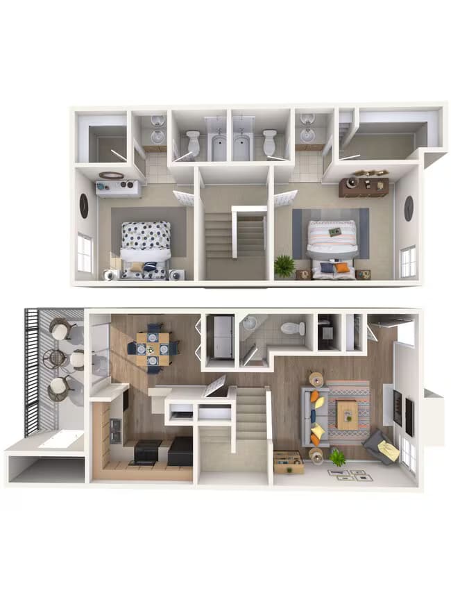 Unit 17-1329 floor plan