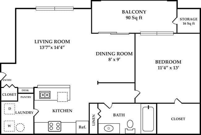 Contemporary 00-1634 floor plan