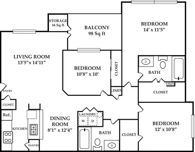 Sophisticated 00-1138 floor plan
