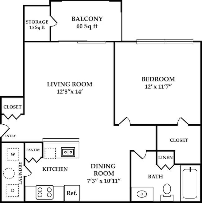 Stylish 00-1232 floor plan