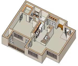 Unit 2109 floor plan