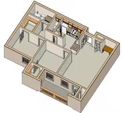 Unit 1213 floor plan