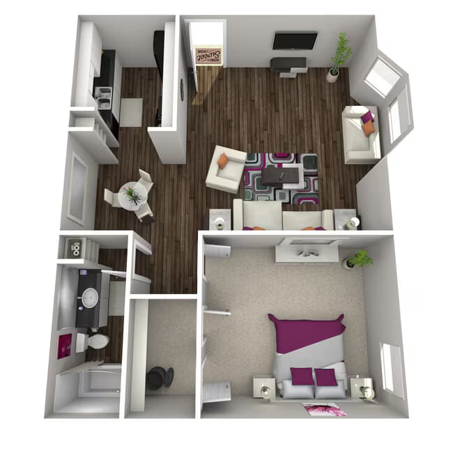 Unit 1207 floor plan