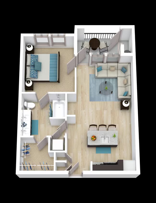 Unit 3301 floor plan