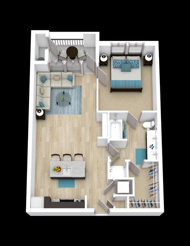 Unit 5105 floor plan