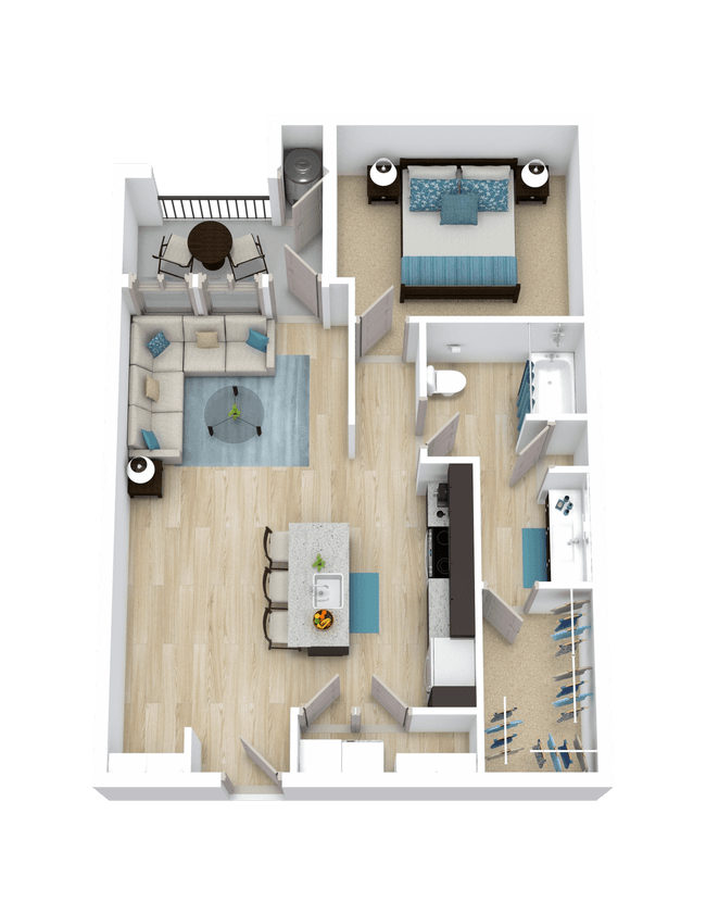 Unit 1208 floor plan