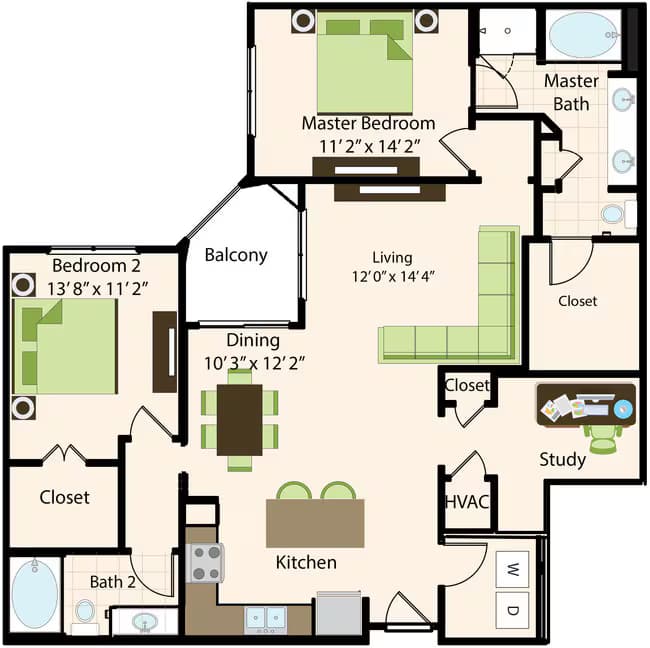 B3.2 1137 floor plan