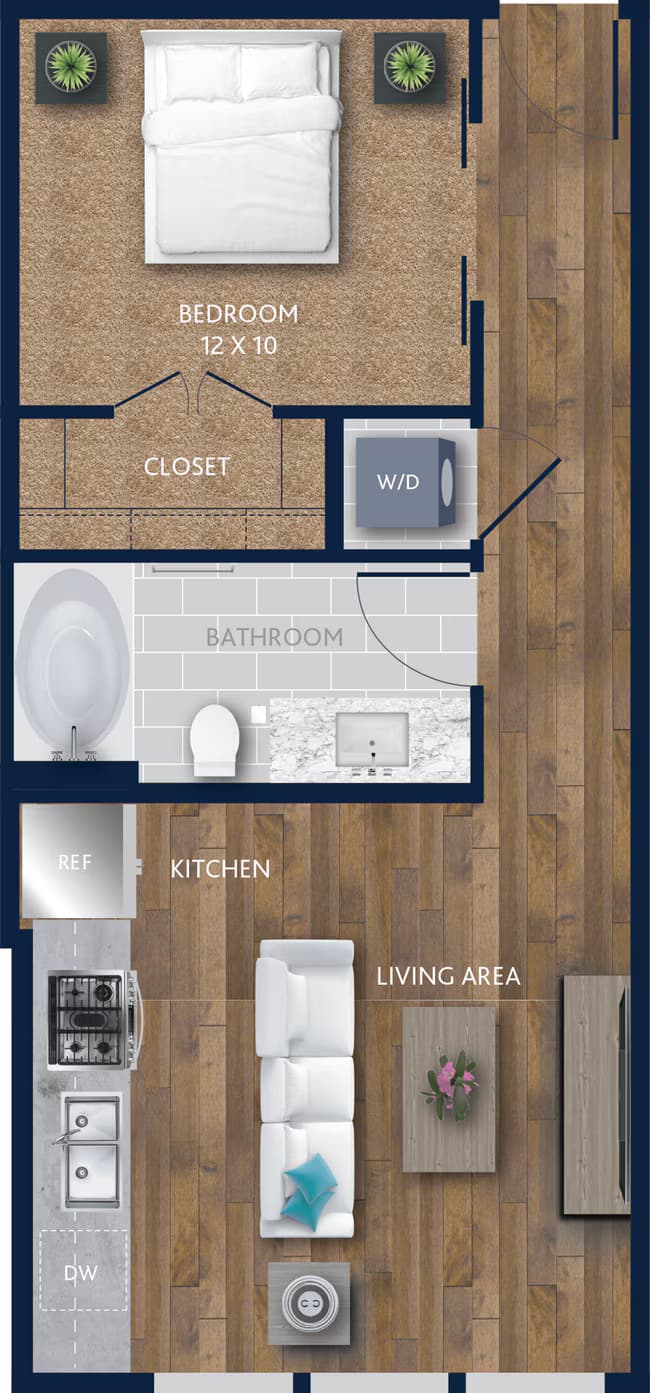 Unit 242 524 floor plan