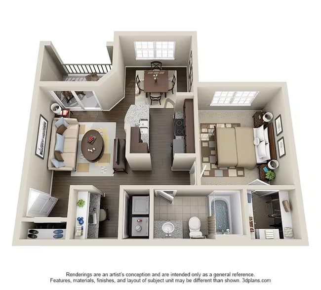 Unit 1326 floor plan
