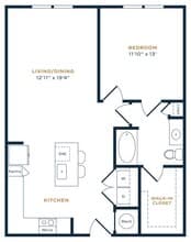 1x1 123 floor plan