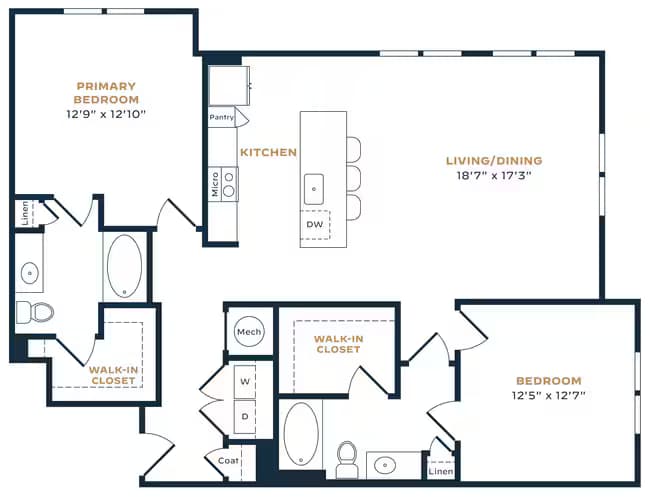 2x2 1132 floor plan