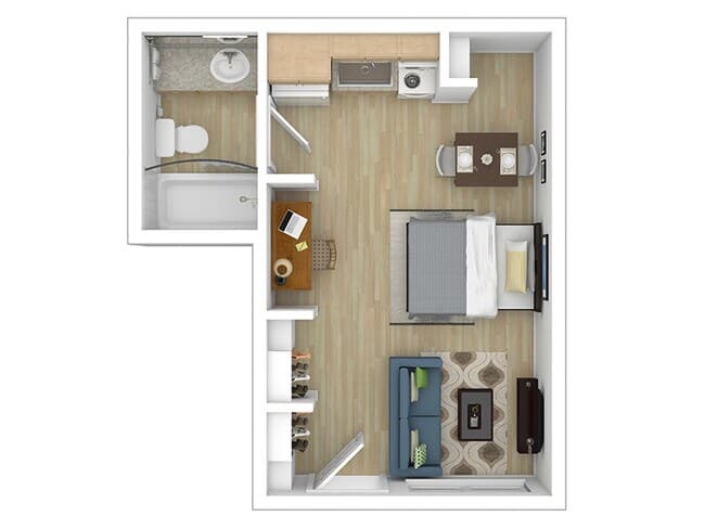 THE ASTER Building B1-365 floor plan