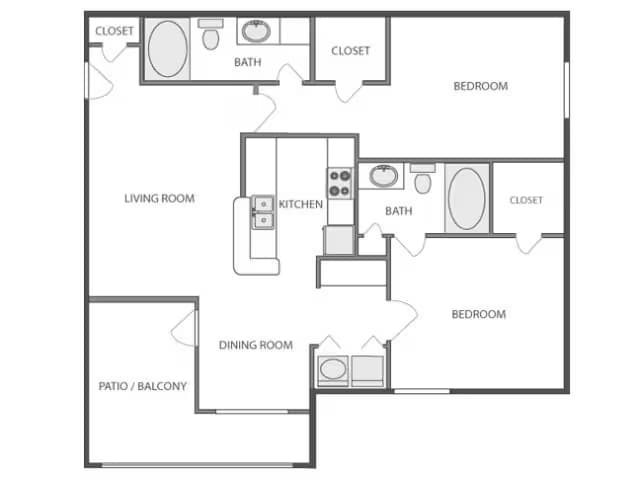 Unit 21-2136 floor plan