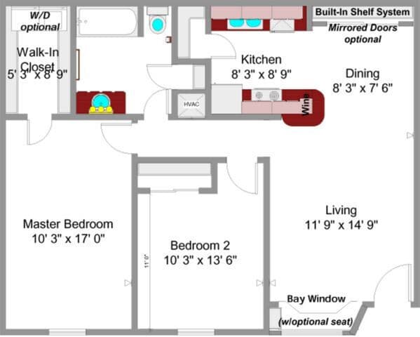 Unit 0026 floor plan