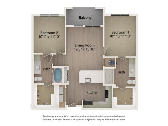 Unit 223 floor plan