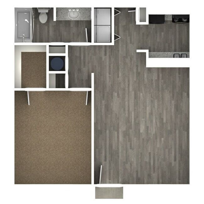 Unit 0701 floor plan