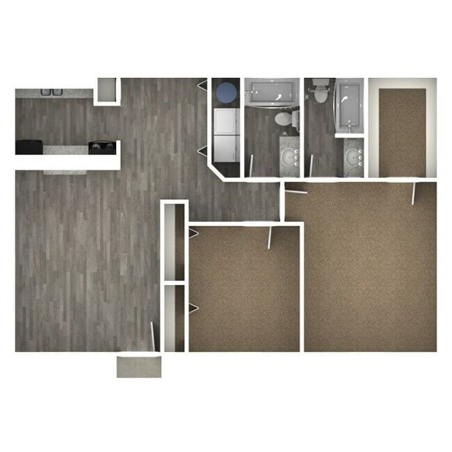 Unit 0709 floor plan