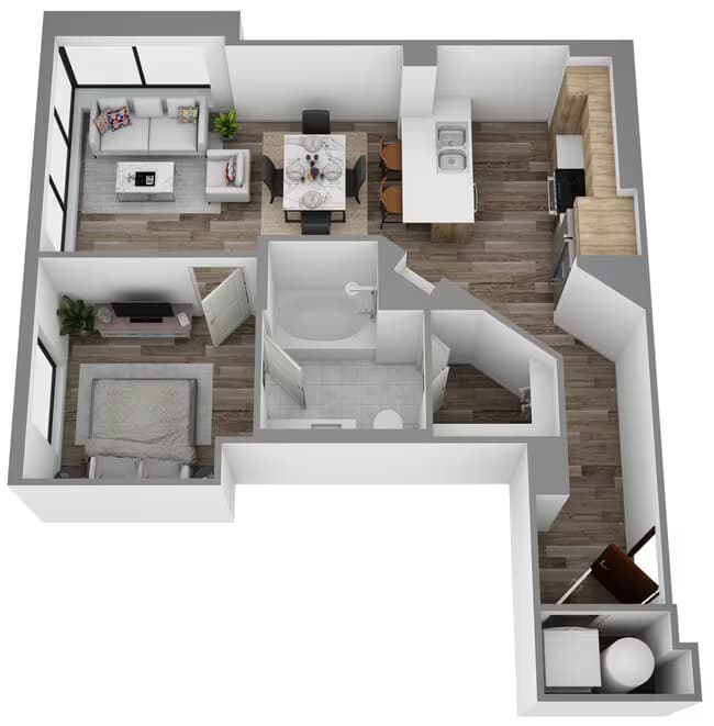 B 1408 floor plan