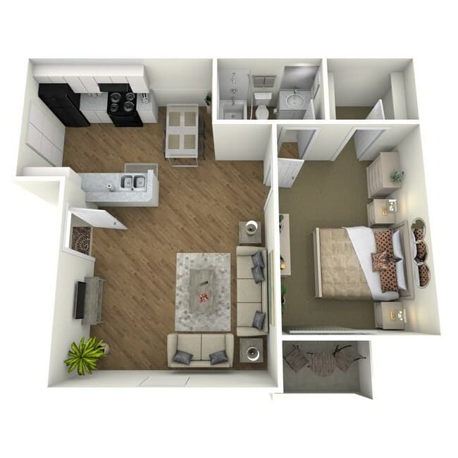 1X1A-CLASSIC 0708 floor plan