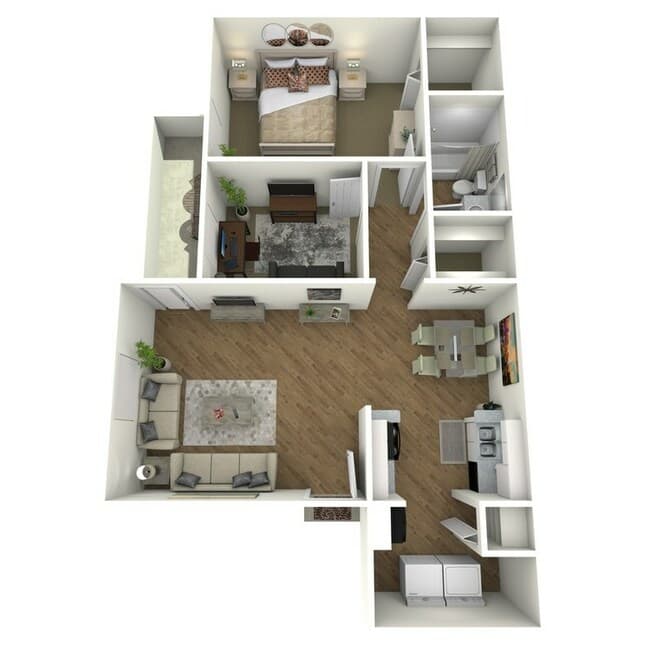 Unit 1911 floor plan