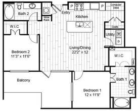 B4.1 1128 floor plan