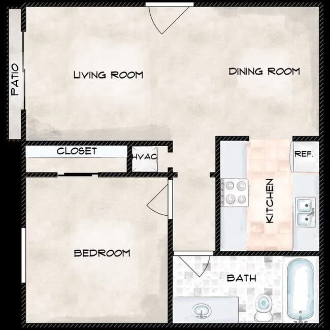B 13 floor plan