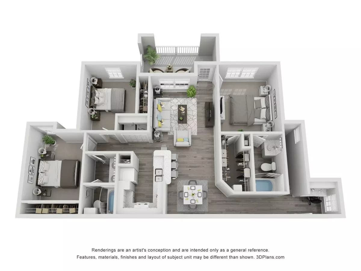 C3 AP-3402 floor plan