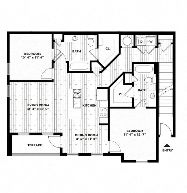 Unit 9302 floor plan