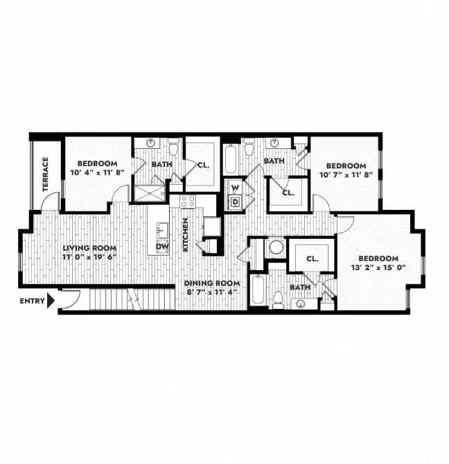 Unit 5305 floor plan