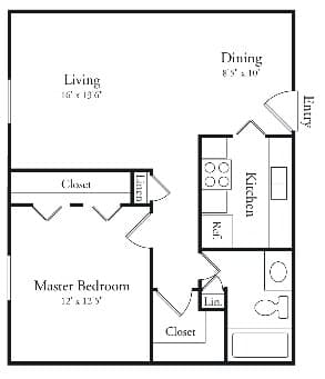 A2 floor plan