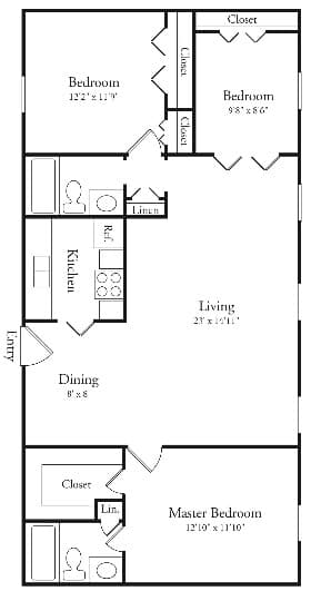 D2 floor plan