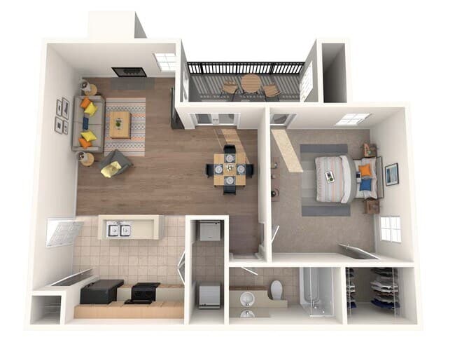 Unit 1037 floor plan