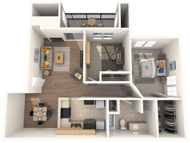 B1 1421 floor plan