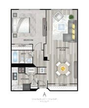 A 413S floor plan