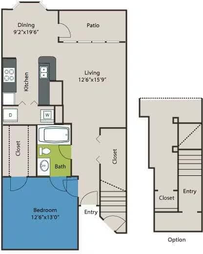 Unit 0204 floor plan