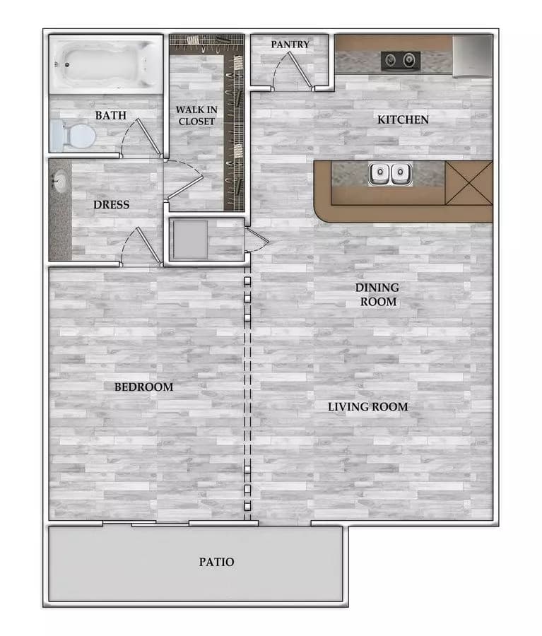 Unit 2613 2613 floor plan