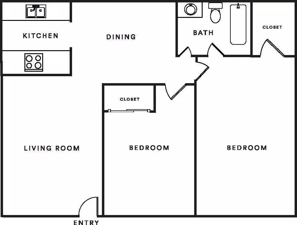 B 68 floor plan