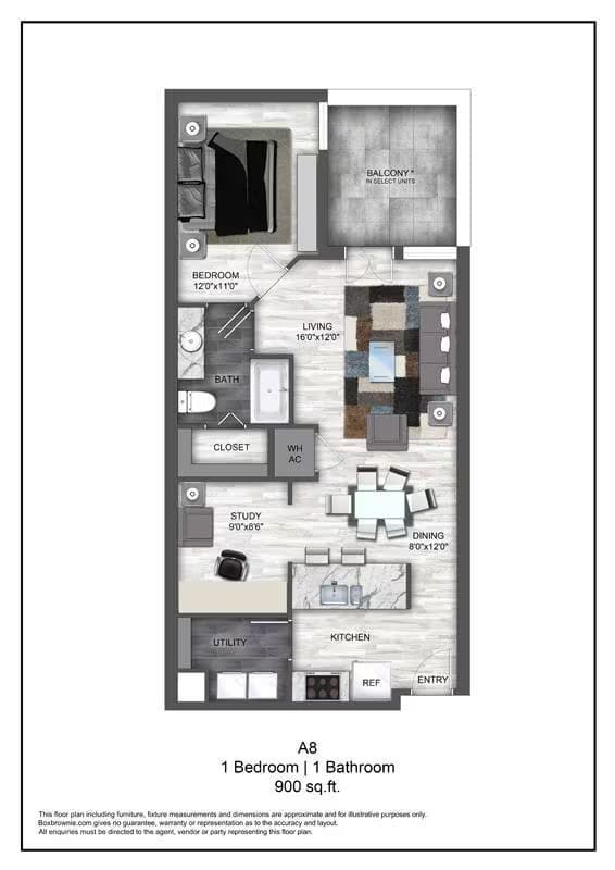 A8 E410 floor plan