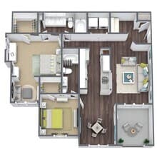 B3, B4, B5 1033 floor plan