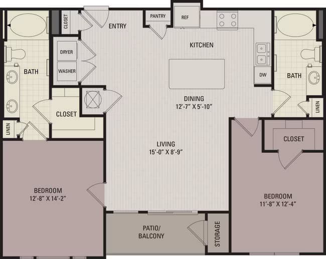 Unit 225 floor plan