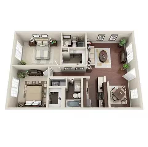 Unit 207 floor plan