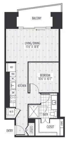 A0 LCDO-1505 floor plan