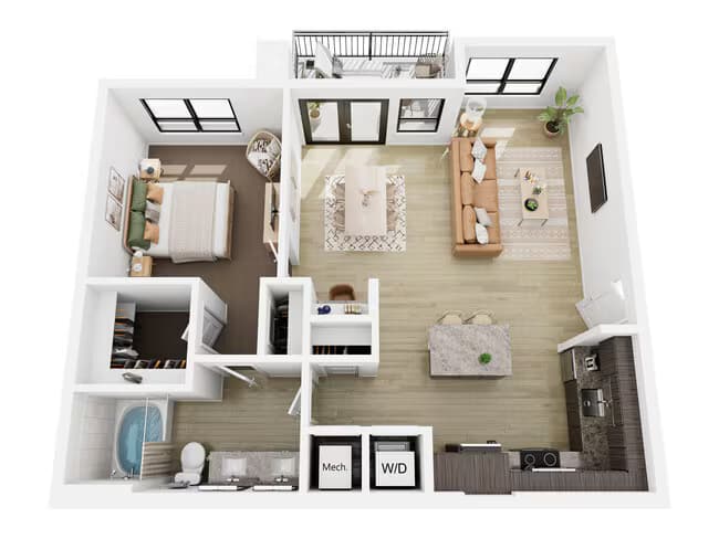 Unit 20106 floor plan