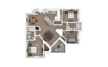 Unit 10210 floor plan