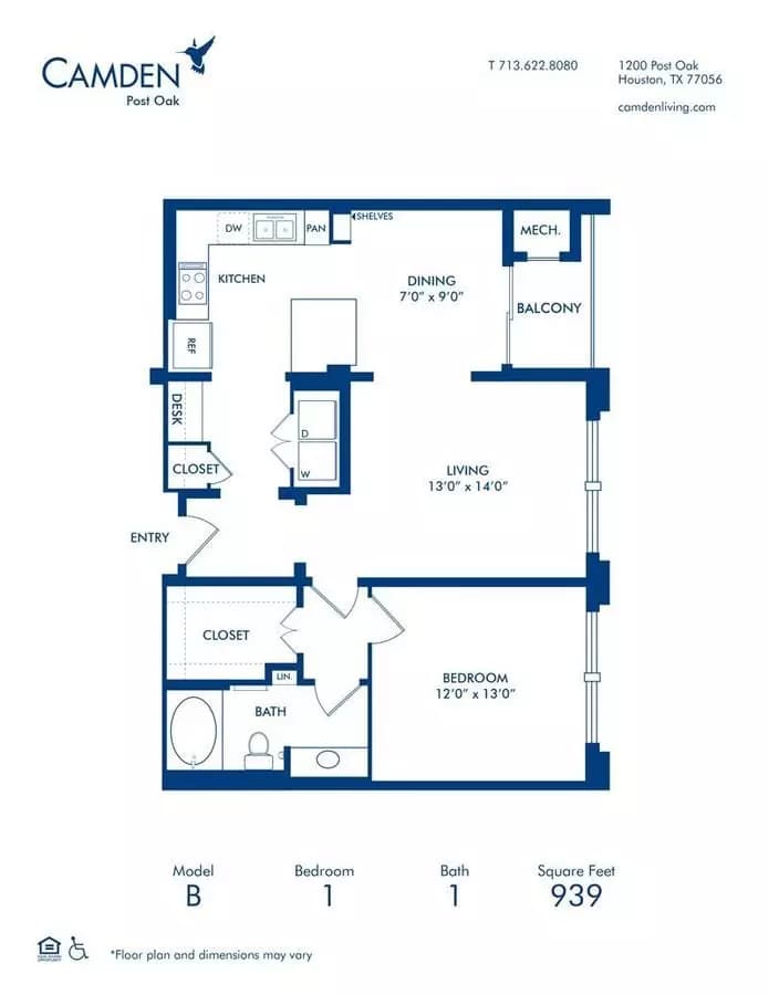 Unit 1005 1005 floor plan
