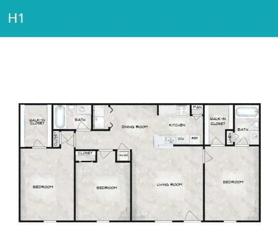 Unit 2910 floor plan